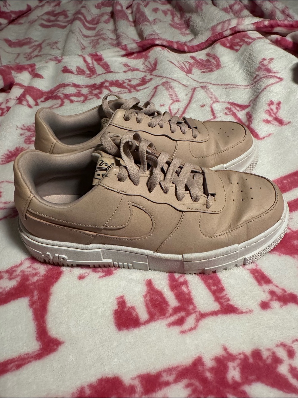 Nike pink Leather Sneakers - Classic Low-Top Style